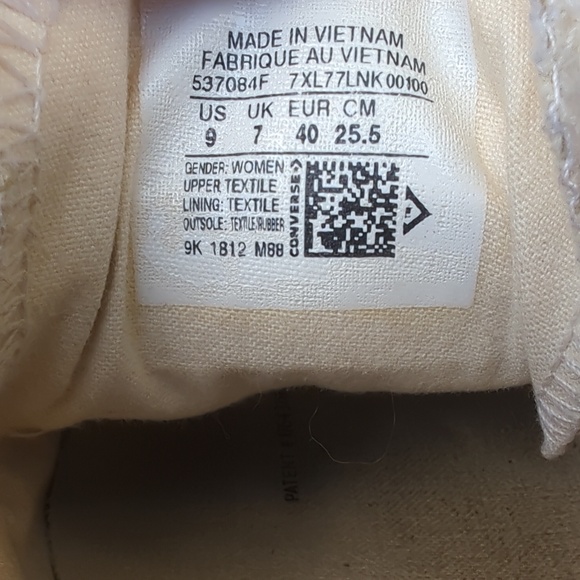 Nike Converse Women's White - Picture 3 of 3